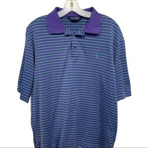 Polo by Ralph Lauren Golf Shirt Purple & Green size Large